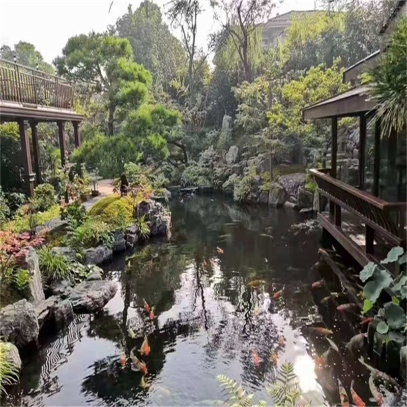 寿光庭院假山鱼池样式